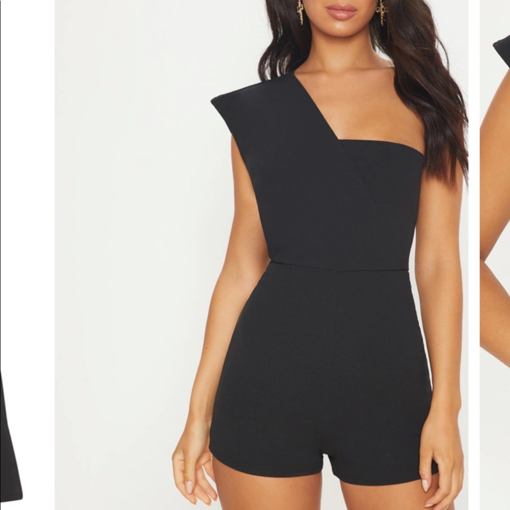 One shoulder jumpsuit